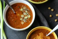 French Lentil and Chickpea Soup, Vegan and Gluten-Free