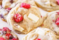 Irresistible Raspberry White Chocolate Cookies