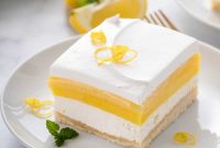 Creamy Layered Lemon Trifle Recipe
