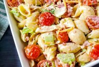 Creamy Chicken, Bacon and Ranch Pasta Salad Recipe