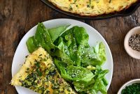 Ham and Cheese Quiche with Crispy Hash Brown Crust
