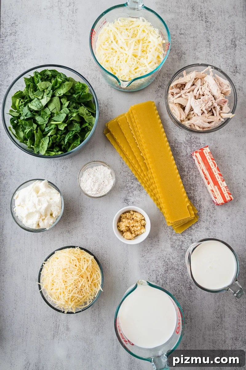 Creamy Chicken Alfredo Lasagna with Ricotta Recipe 4 img 108969 3