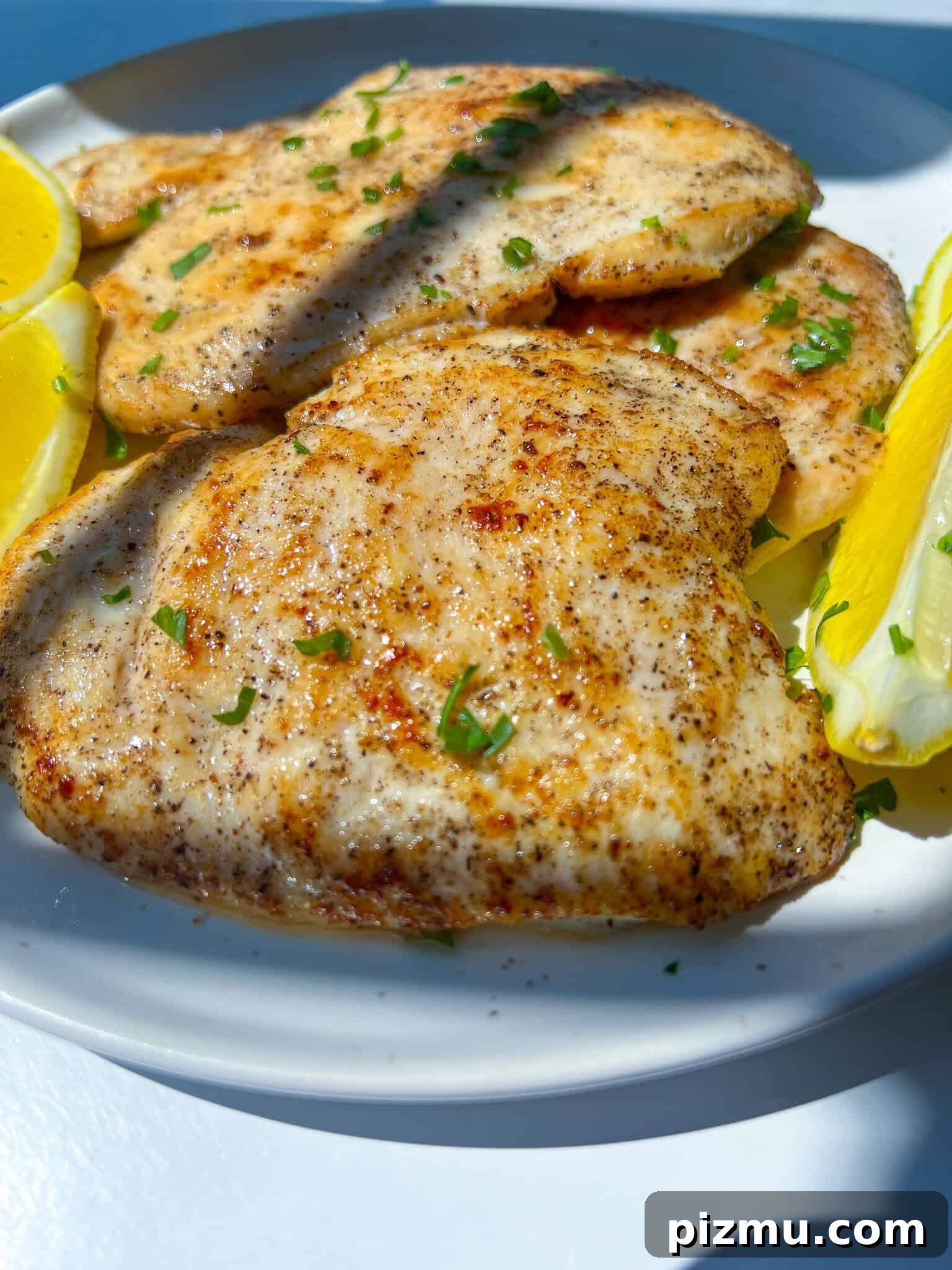 Juicy Grilled Lemon Chicken with Garlic and Herbs 2 Grilled Lemon Chicken