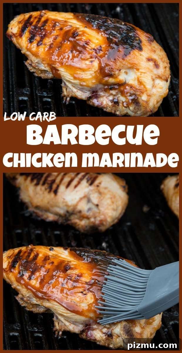 Low-Carb Barbecue Chicken Marinade Recipe 7 Low Carb Barbecue Chicken Marinade #keto #lowcarb #barbecue #bbq #chicken #marinade