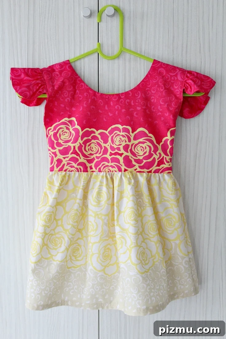Flutter sleeve dress tutorial