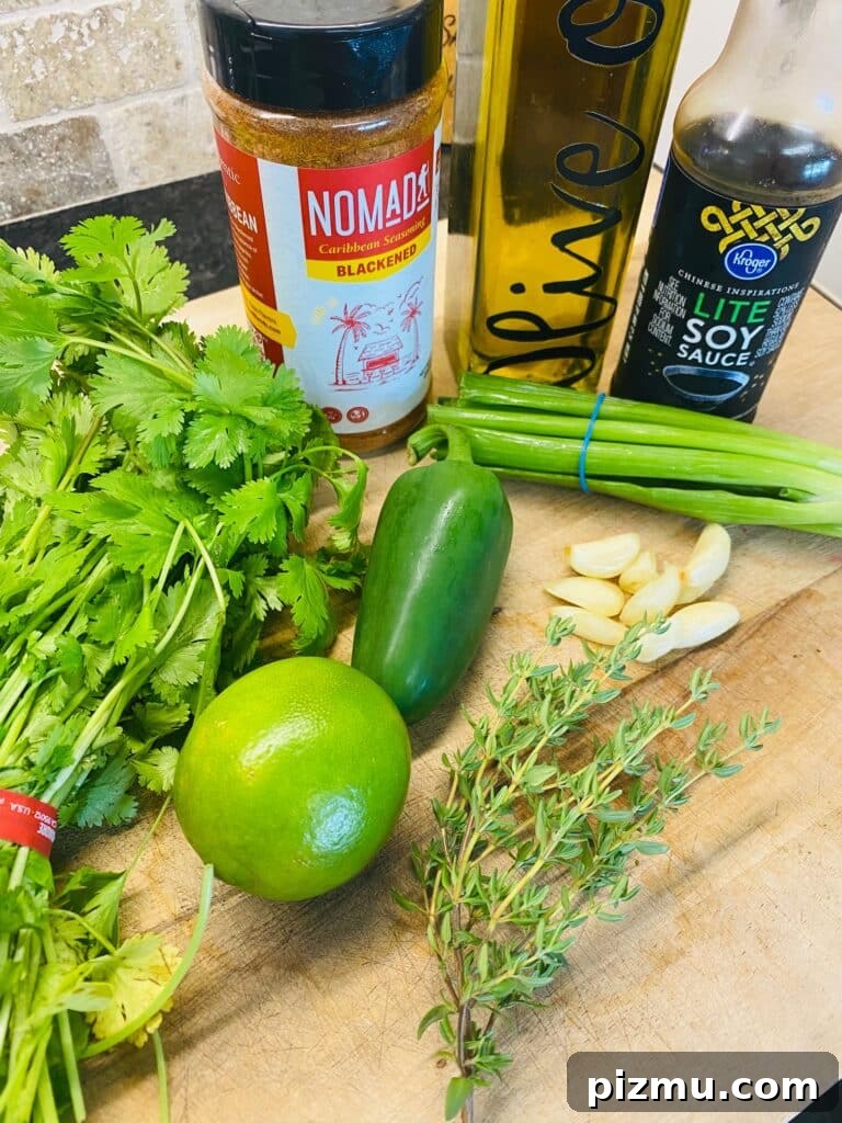 Jamaican Jerk Grilled Chicken Recipe 2 green sauce ingredients for the chicken