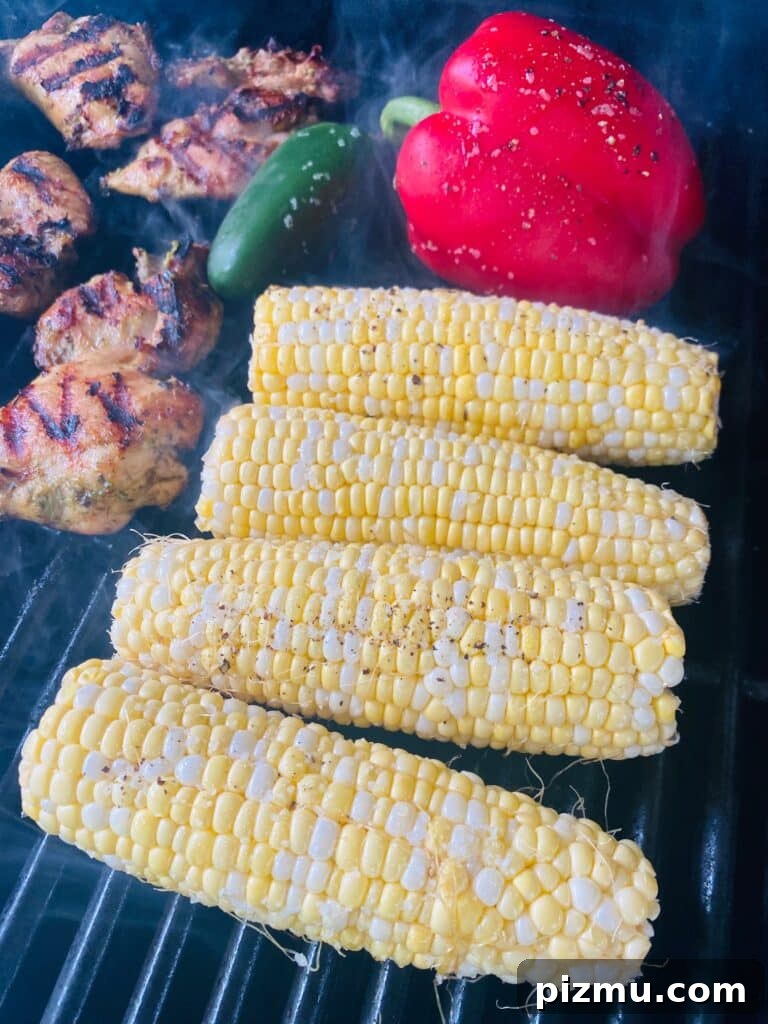Jamaican Jerk Grilled Chicken Recipe 7 veggies on the grill