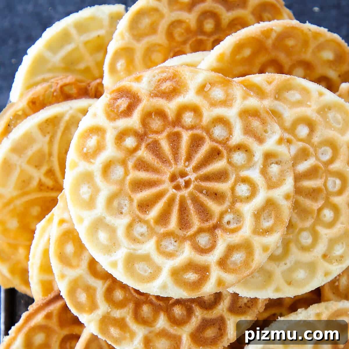 20 Classic Christmas Cookie Recipes to Bake This Season 24 Italian Pizelle Cookie Recipe stacked