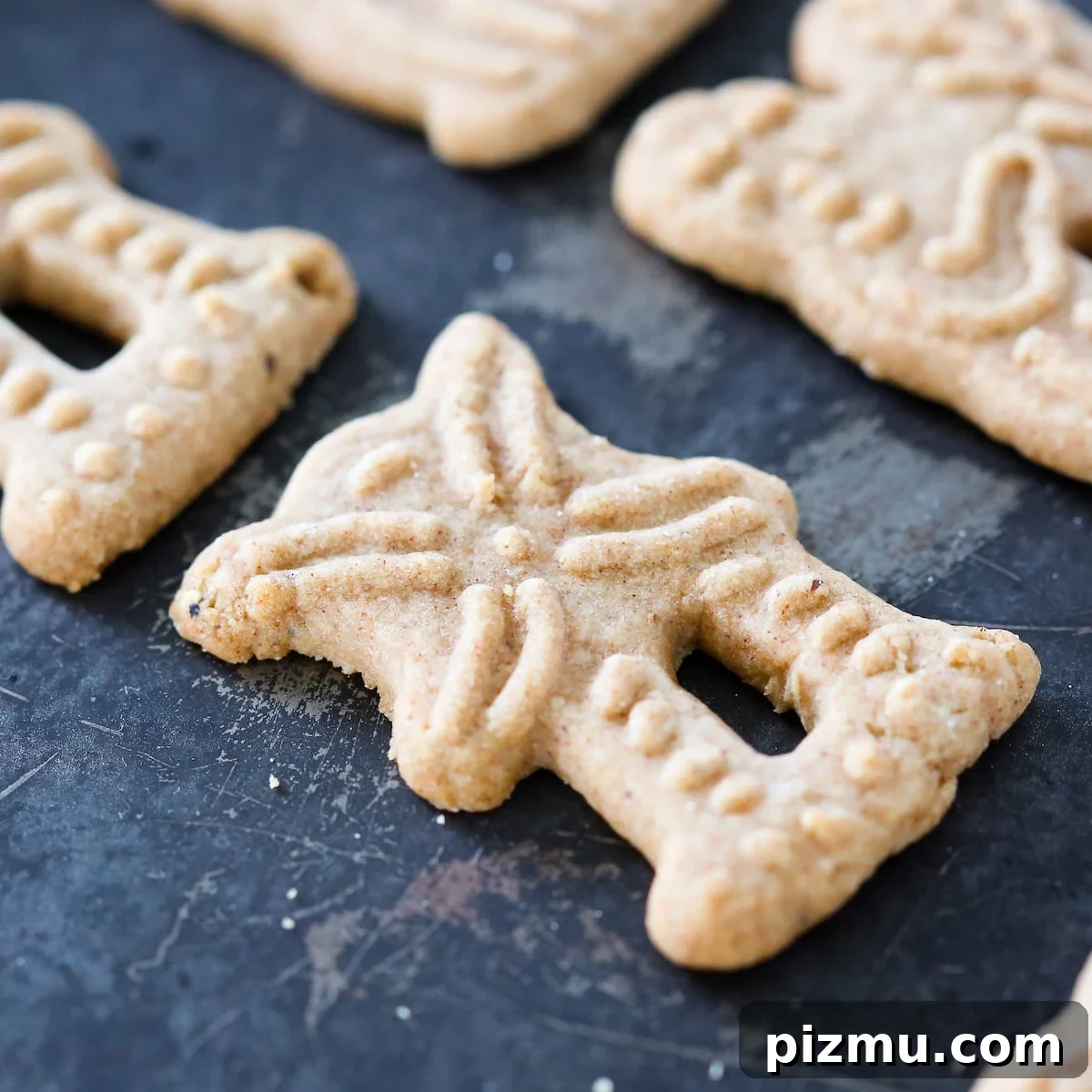 20 Classic Christmas Cookie Recipes to Bake This Season 25 Homemade Speculoos Cookies on baking sheet