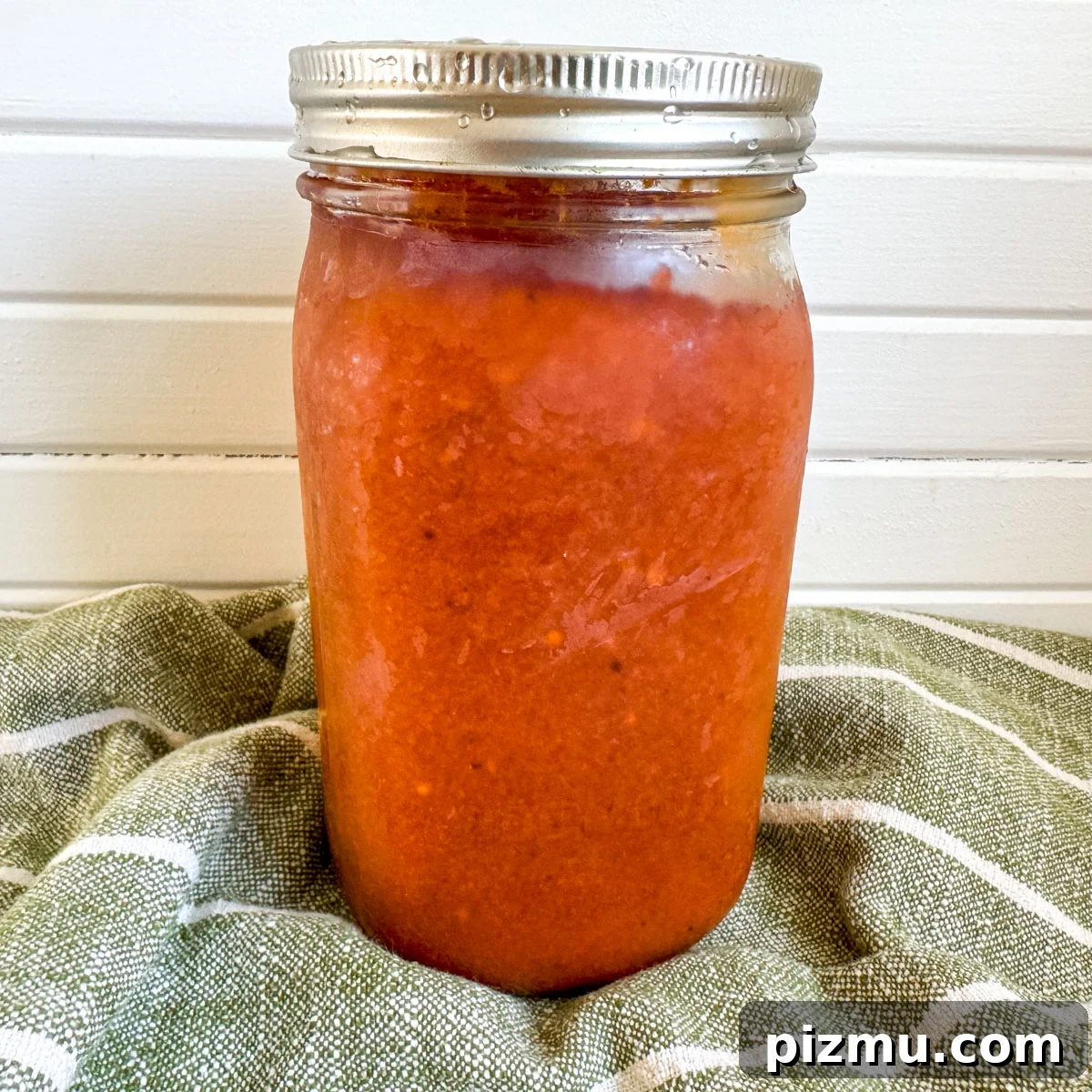 Roasted Cherry Tomato Sauce: Serve Fresh or Freeze 7 cherry tomato sauce frozen in mason jar