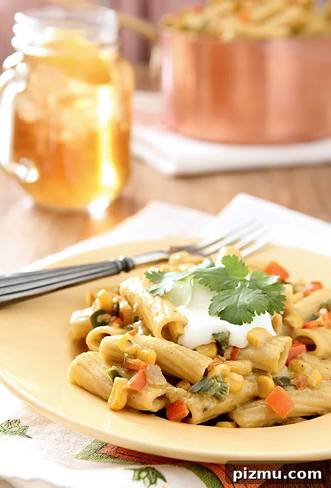 Creamy Green Chile Macaroni and Cheese 2 Green Chile Macaroni and Cheese