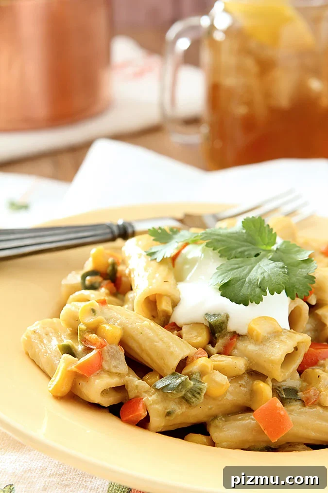 Creamy Green Chile Macaroni and Cheese 3 Green Chile Macaroni and Cheese