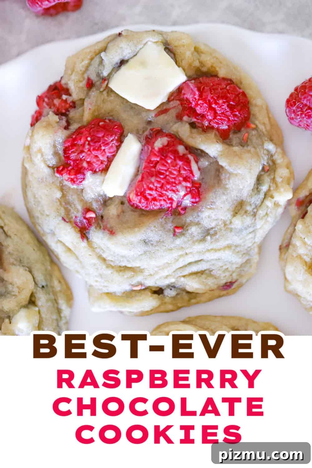 Irresistible Raspberry White Chocolate Cookies 7 fruit dessert
