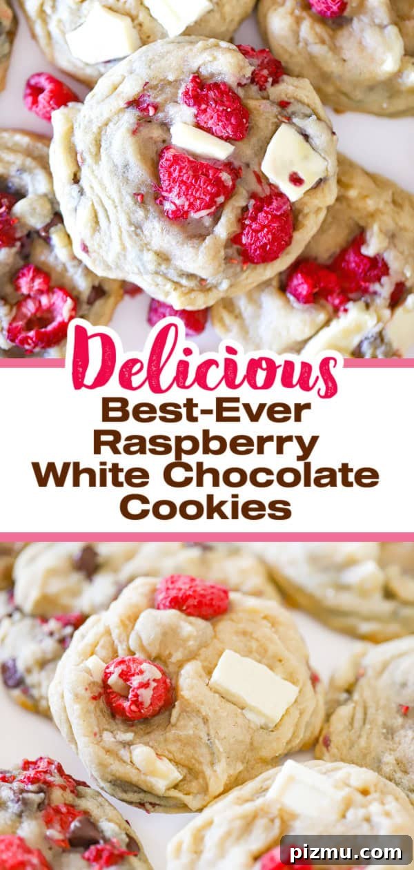 Irresistible Raspberry White Chocolate Cookies 8 fruit dessert