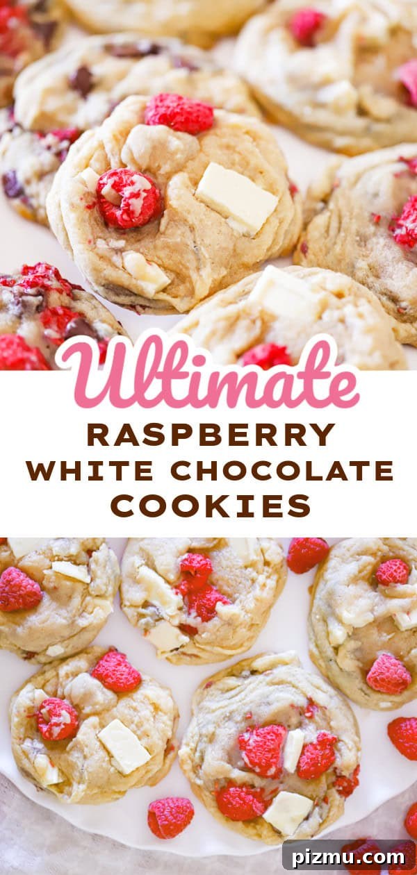 Irresistible Raspberry White Chocolate Cookies 9 fruit dessert