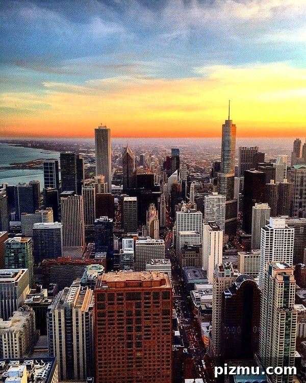 View from Hancock Building - Chicago
