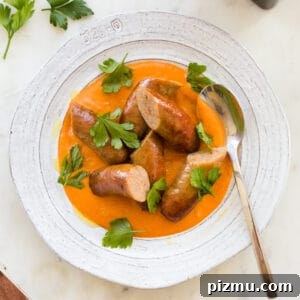 One-Pan Whole30 Roasted Sausage with Romesco 3 One Pan Whole30 Sausage and Romesco Paleo Primal Gourmet Easy Recipe