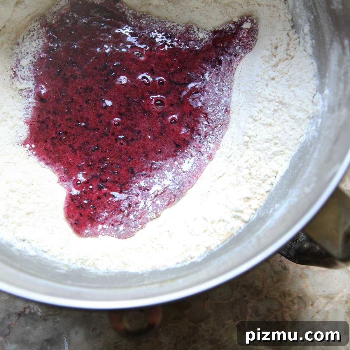 Mix dry ingredients