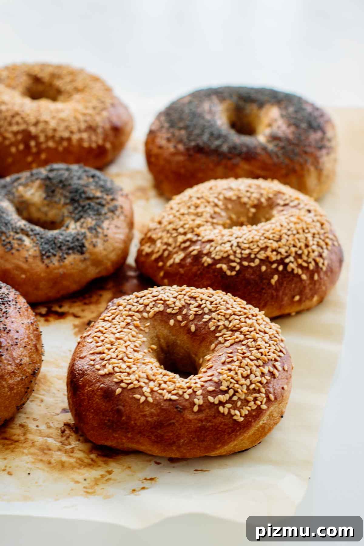 How to Make Sourdough Bagels at Home 5 just baked sourdough bagels