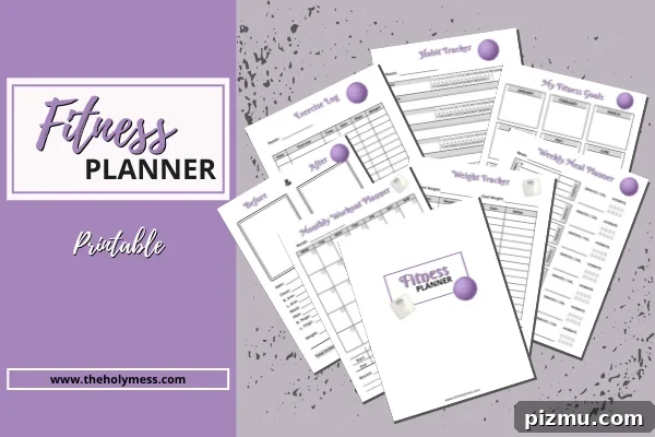 Download Your Free 2026 Printable Fitness Planner 2 Free Printable PDF Fitness Planner