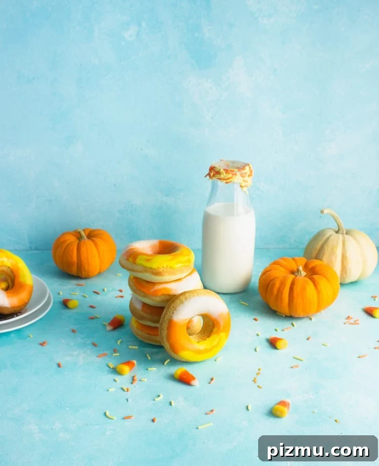 Candy Corn Donuts Recipe for Halloween 2 img 5038 1