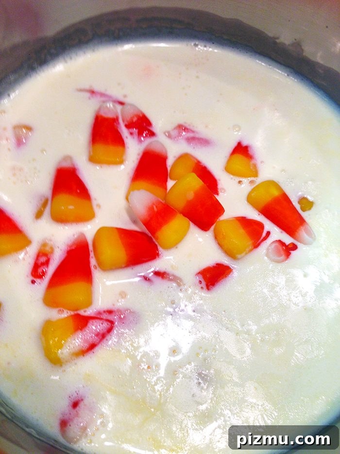 How to Make Edible Candy Corn Shot Glasses for Halloween 4 candy corn shot glasses inprocess2