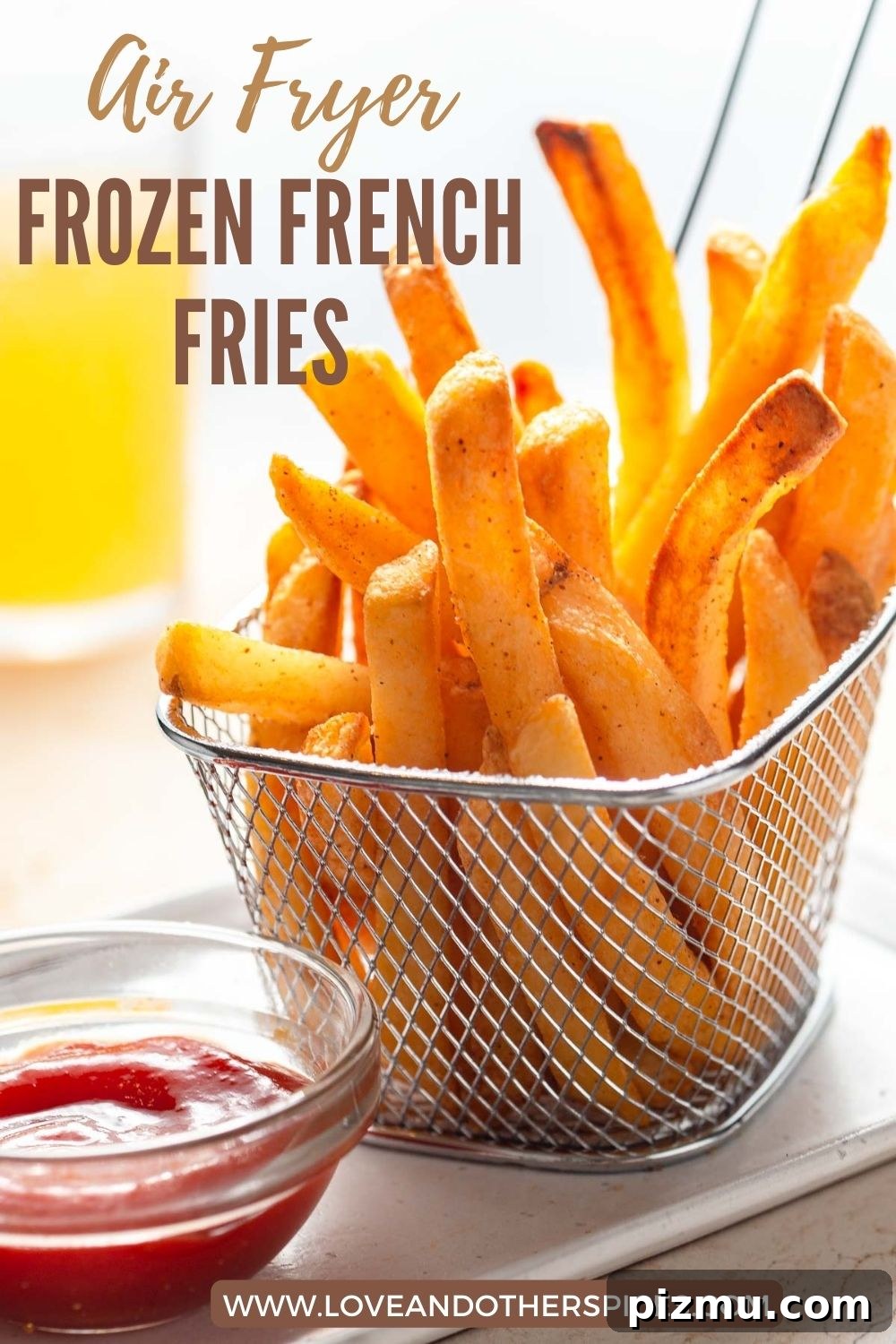 air frozen french fries pinterest image