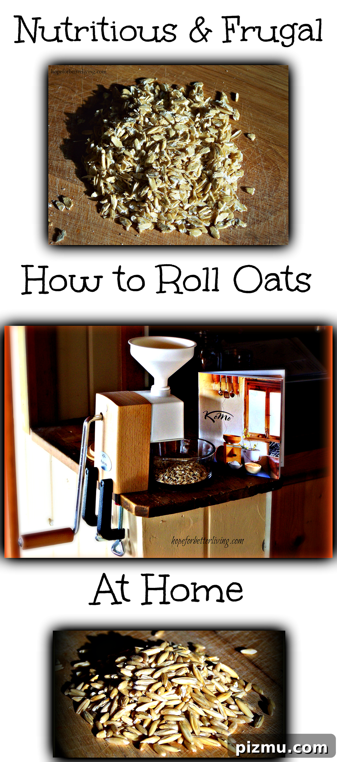 Want nutrition in the kitchen? Learn how to roll oats!