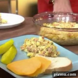Baked Ham Salad casserole