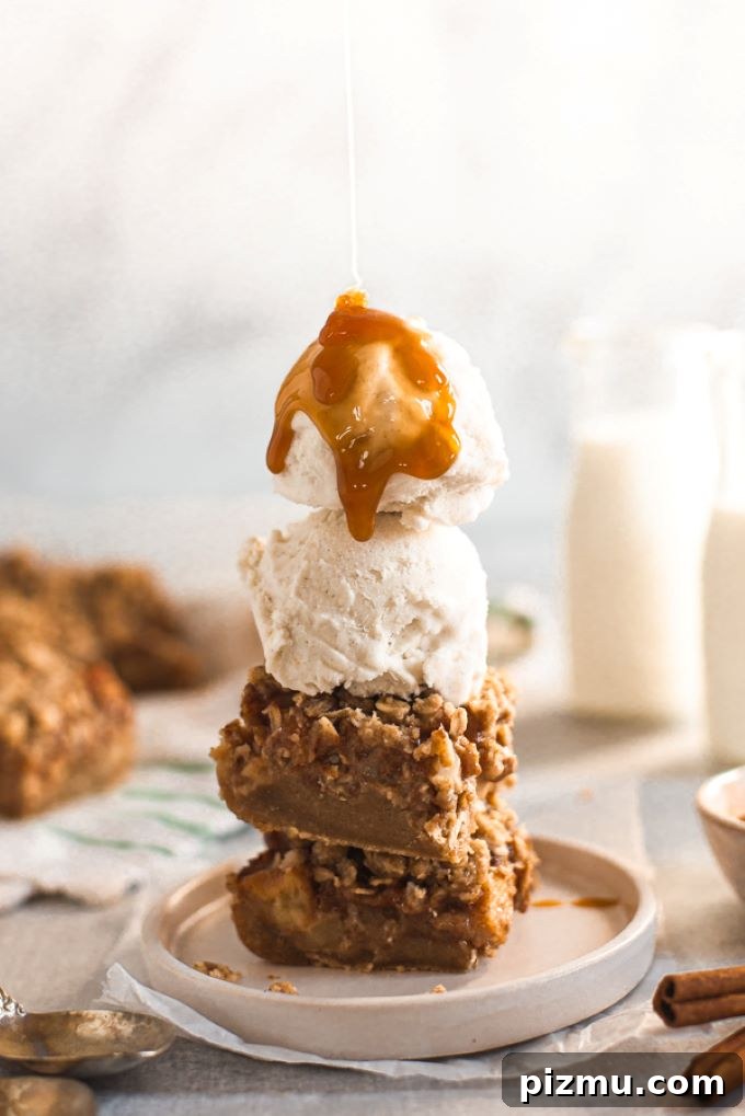Browned butter blondie batter