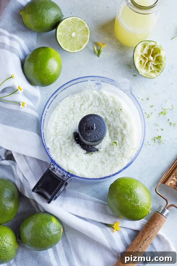 How to Make Lime Curd: Zesty Homemade Recipe 5 showing how to combine sugar and lime zest in this recipe for lime curd