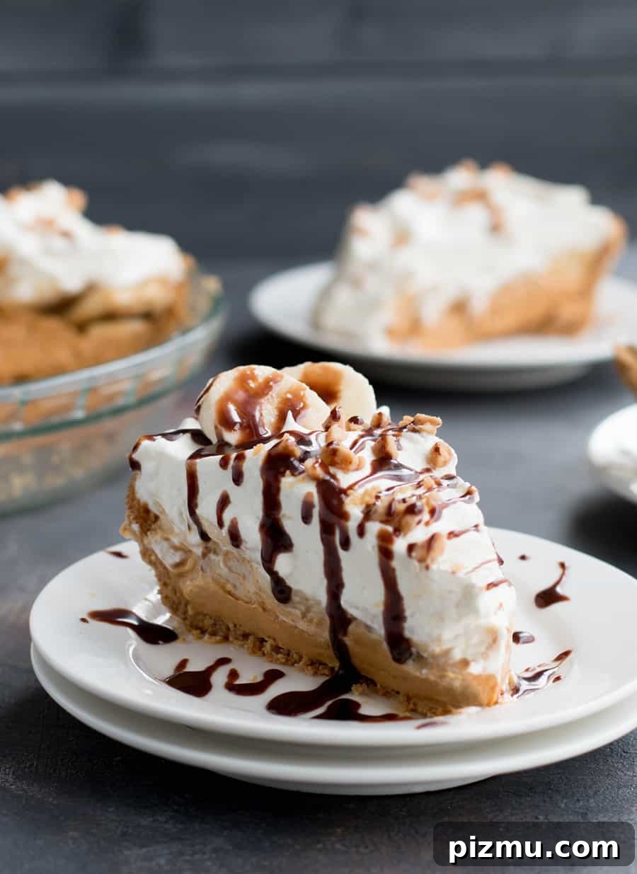Classic Banoffee Cream Pie Recipe with Toffee and Bananas 2 Easy Banoffee Cream Pie pairs the short cut of dulce de leche with the twist of adding cream cheese. A drizzle of Nutella syrup takes it over the top!