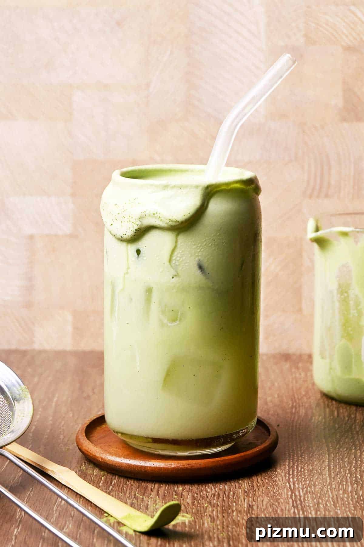 Fluffy Coconut Matcha Cloud Mousse 5 coconut matcha cloud