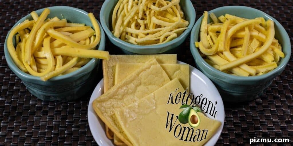 Bowls of Noodles on dark background