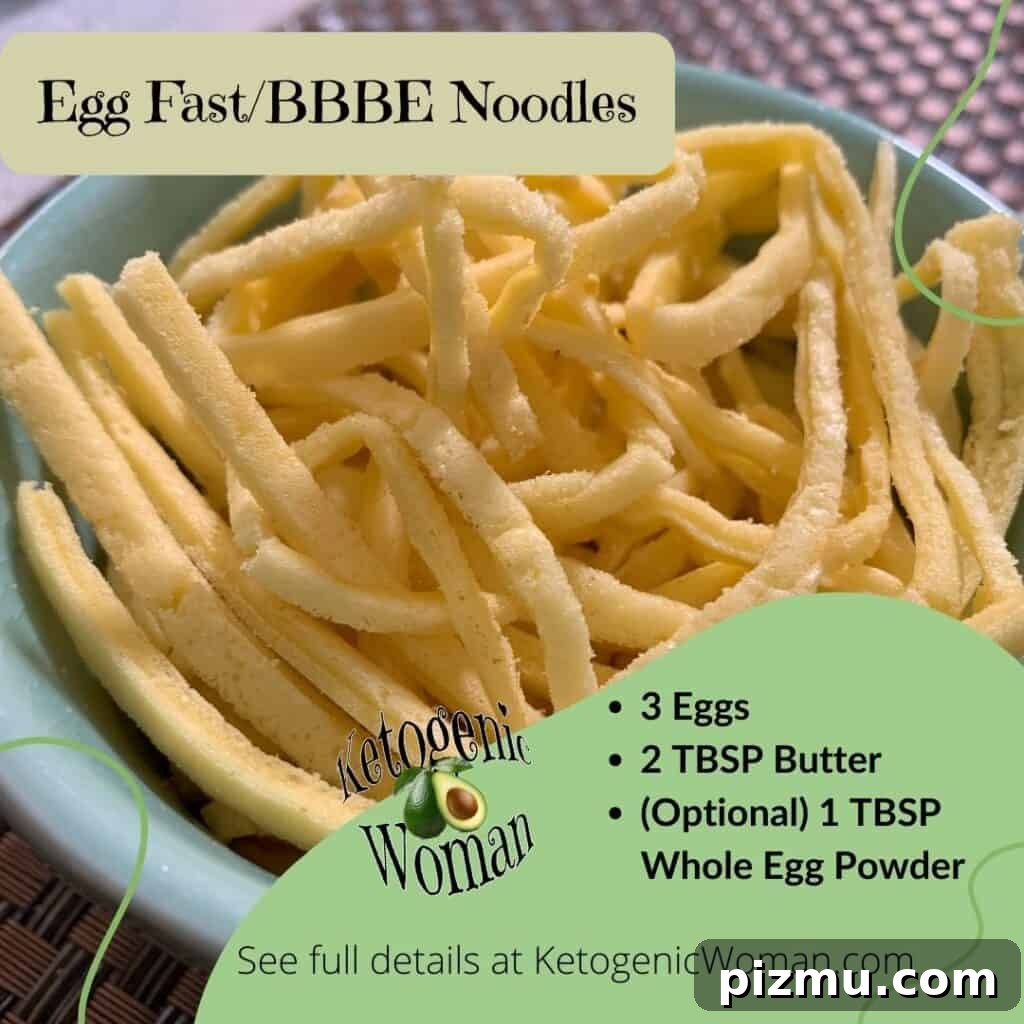 Ingredient List for Egg Fast BBBE Noodles