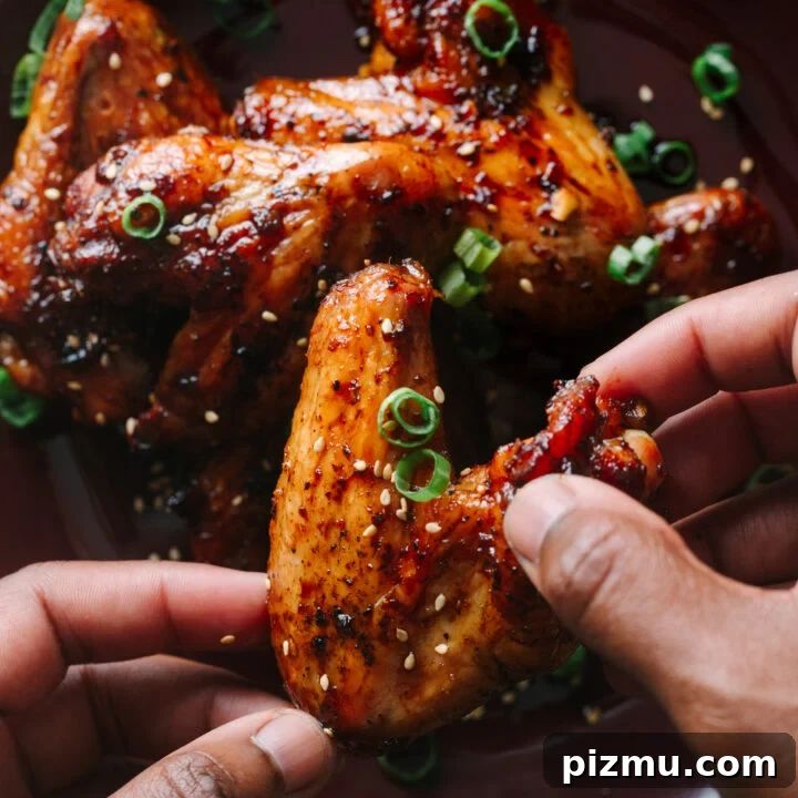 Asian style chicken wings