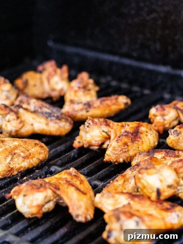 Crispy smoked chicken wings
