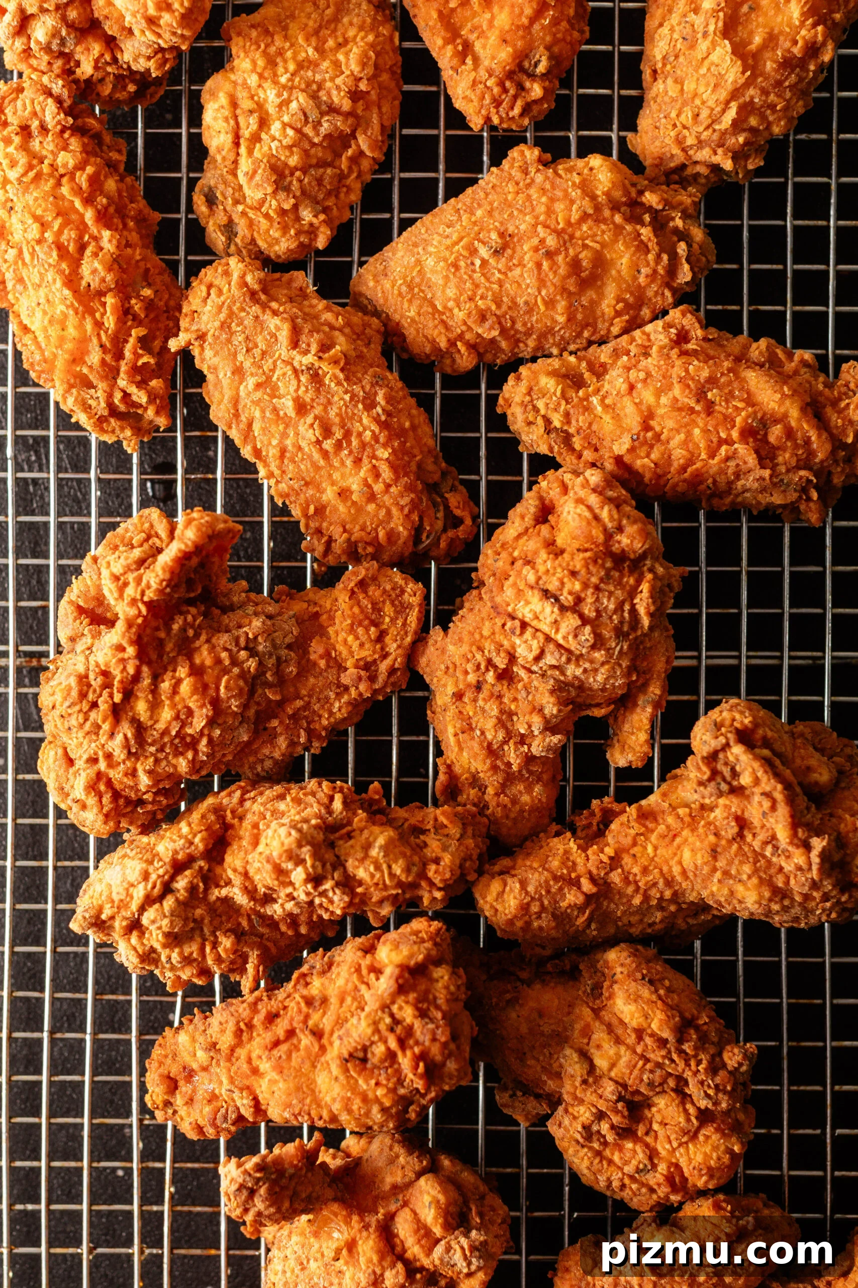 Southern fried chicken wings